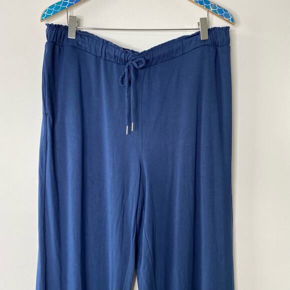KNIX Blue Modal Straight Leg Sleep Pants - Picture 3 of 8